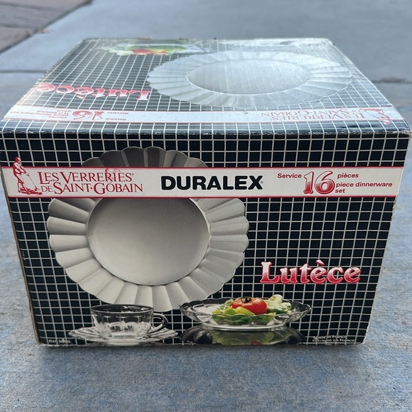 Duralex Les Verreries de Saint Gobain Lutèce 16 piece dinnerware set - Picture 7 of 7